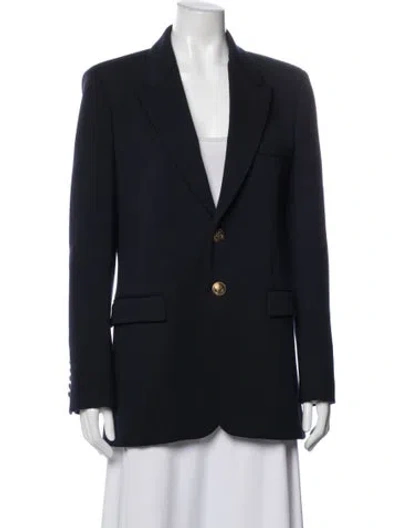 Pre-owned Saint Laurent 2016 Wool Blazer In Blue