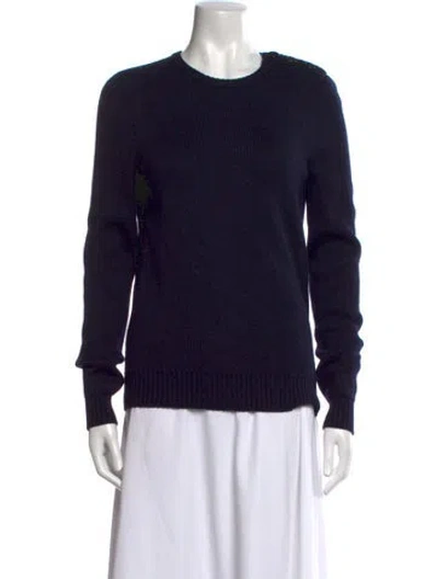 Pre-owned Saint Laurent 2016 Wool Blouse In Blue