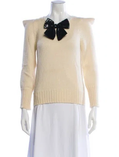 Pre-owned Saint Laurent 2016 Wool Sweater In Neutral
