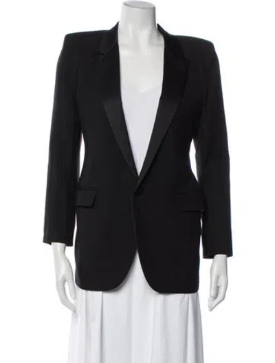 Pre-owned Saint Laurent 2017 Blazer In Gray