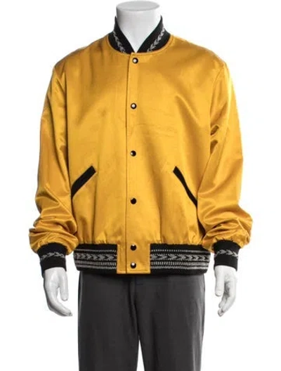 Pre-owned Saint Laurent 2017 Bomber Jacket In Yellow