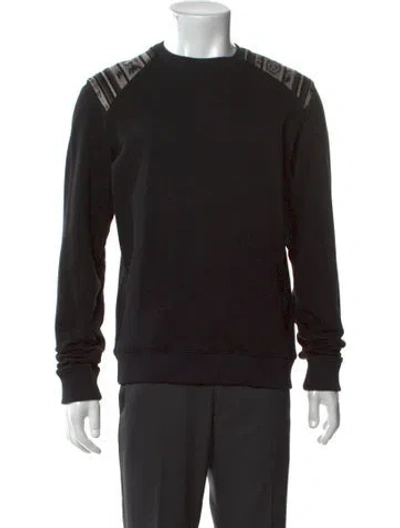 Pre-owned Saint Laurent 2017 Crew Neck Sweatshirt In Black
