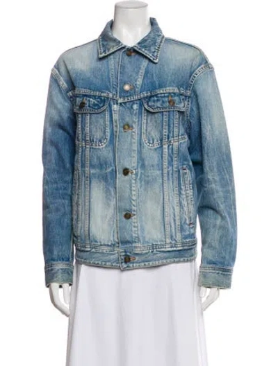 Pre-owned Saint Laurent 2017 Denim Jacket In Blue