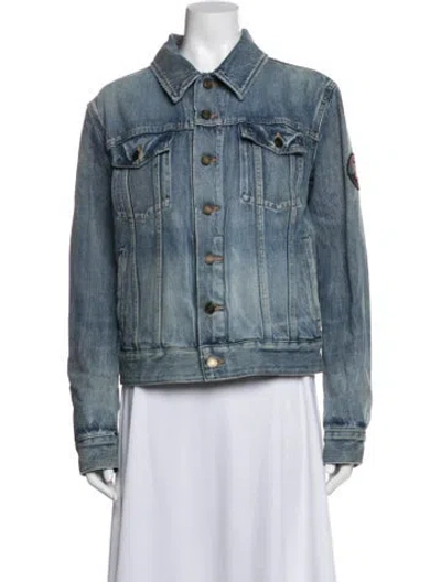 Pre-owned Saint Laurent 2017 Denim Jacket In Blue
