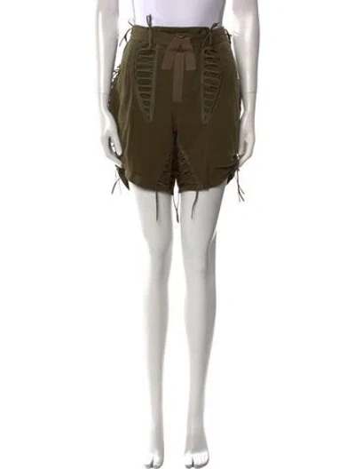 Pre-owned Saint Laurent 2017 Knee-length Shorts In Green
