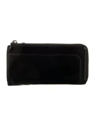 Pre-owned Saint Laurent 2017 Leather Wallet In Black