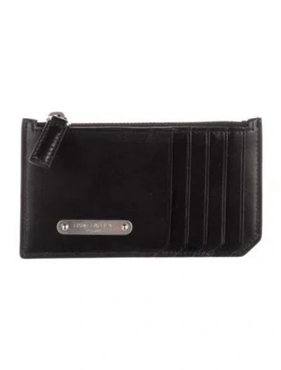 Pre-owned Saint Laurent 2017 Leather Wallet In Black