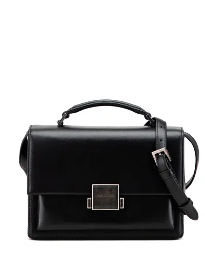 Pre-owned Saint Laurent 2017 Medium Calfskin Bellechasse Satchel In Black