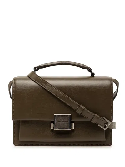 Pre-owned Saint Laurent 2017 Medium Calfskin Bellechasse Satchel In Brown