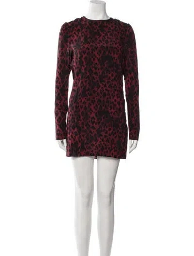 Pre-owned Saint Laurent 2017 Mini Dress In Multi