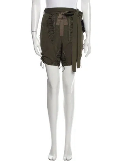 Pre-owned Saint Laurent 2017 Mini Shorts In Green