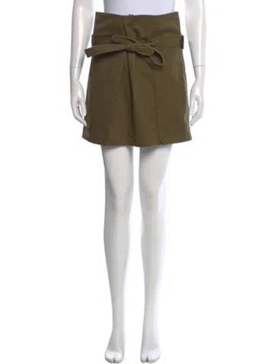 Pre-owned Saint Laurent 2017 Mini Skirt In Green