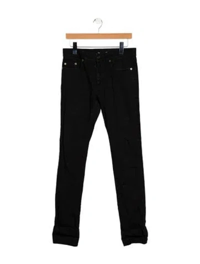 Pre-owned Saint Laurent 2017 Skinny Jeans In Black