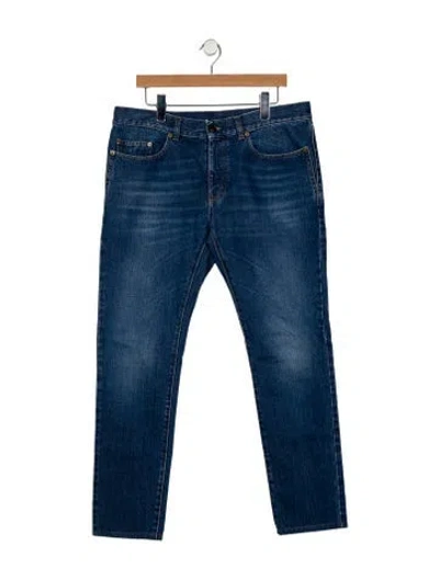 Pre-owned Saint Laurent 2017 Skinny Jeans In Blue
