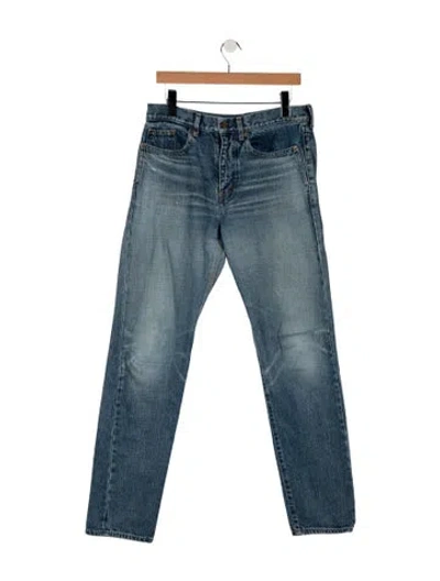 Pre-owned Saint Laurent 2017 Skinny Jeans In Blue