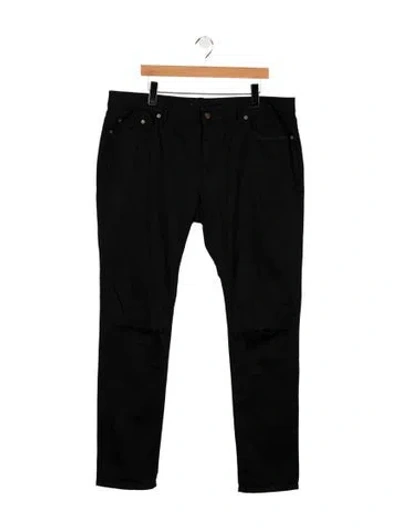 Pre-owned Saint Laurent 2017 Slim Fit Jeans In Black