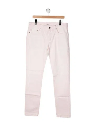 Pre-owned Saint Laurent 2017 Slim Fit Jeans W/ Tags In Neutral