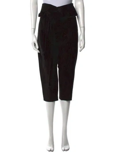 Pre-owned Saint Laurent 2017 Straight Leg Pants In Black