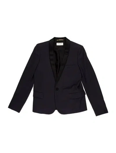 Pre-owned Saint Laurent 2017 Virgin Wool Blazer In Multi