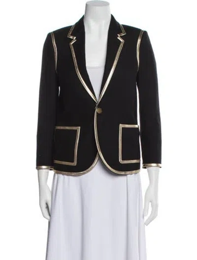 Pre-owned Saint Laurent 2017 Wool Blazer In Black