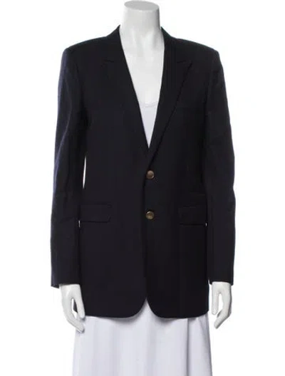 Pre-owned Saint Laurent 2017 Wool Blazer In Blue