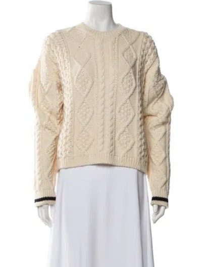 Pre-owned Saint Laurent 2017 Wool Sweater In Neutrals