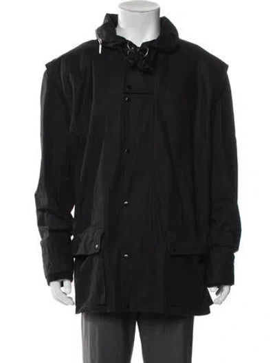 Pre-owned Saint Laurent 2017-2018 Parka In Black