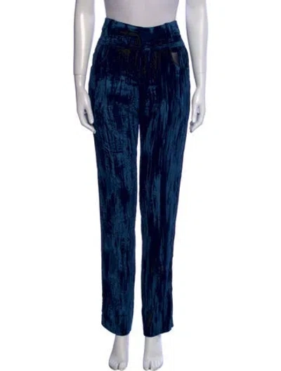 Pre-owned Saint Laurent 2018 Corduroy Pants W/ Tags In Blue