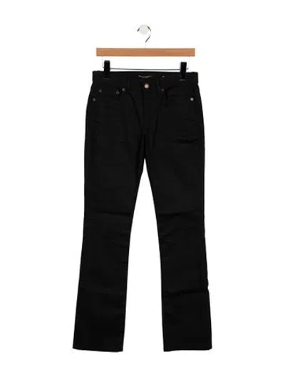 Pre-owned Saint Laurent 2018 Flared Jeans In Black
