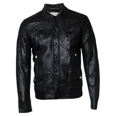 Pre-owned Saint Laurent , 2018 Hedi Slimane Western Trucker Jacket In Black