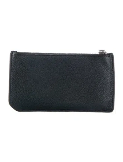 Pre-owned Saint Laurent 2018 Leather Wallet In Green