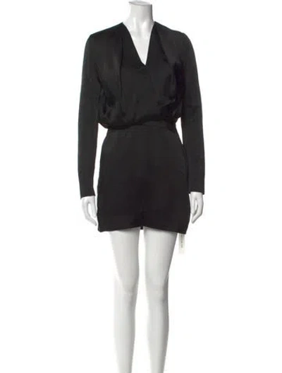 Pre-owned Saint Laurent 2018 Mini Dress In Black