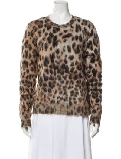 Pre-owned Saint Laurent 2018 Mohair Top In Neutral