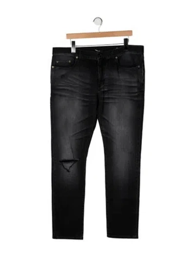 Pre-owned Saint Laurent 2018 Skinny Jeans In Black
