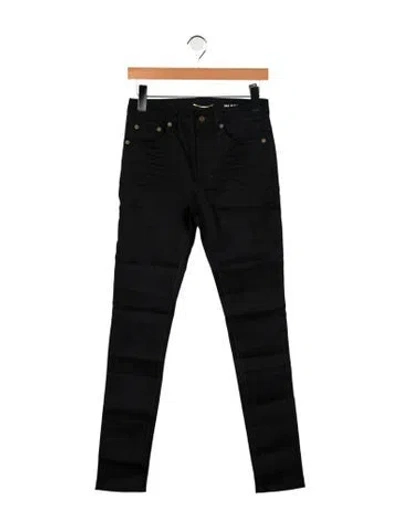 Pre-owned Saint Laurent 2018 Skinny Leg Jeans In Black
