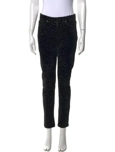 Pre-owned Saint Laurent 2018 Skinny Leg Pants In Black