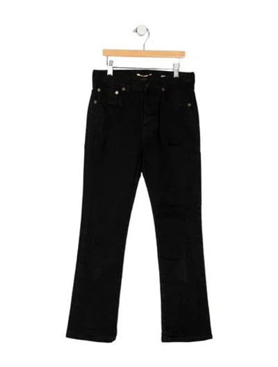 Pre-owned Saint Laurent 2018 Straight Leg Jeans In Black