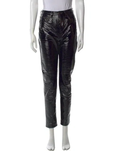 Pre-owned Saint Laurent 2018 Straight Leg Pants In Black