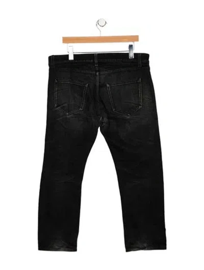 Pre-owned Saint Laurent 2018 Straight-leg Jeans In Black