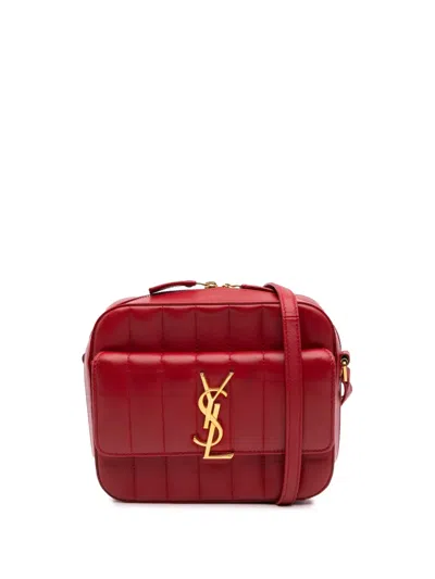 Pre-owned Saint Laurent 2018 Toy Lambskin Vicky Crossbody Bag