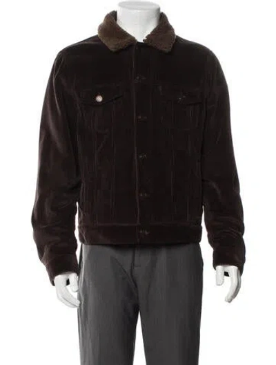 Pre-owned Saint Laurent 2018 Trucker Denim Jacket In Brown