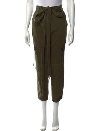 Pre-owned Saint Laurent 2018 Wide Leg Pants In Green