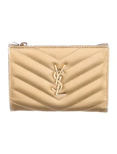 Pre-owned Saint Laurent 2019 Cassandre Wallet