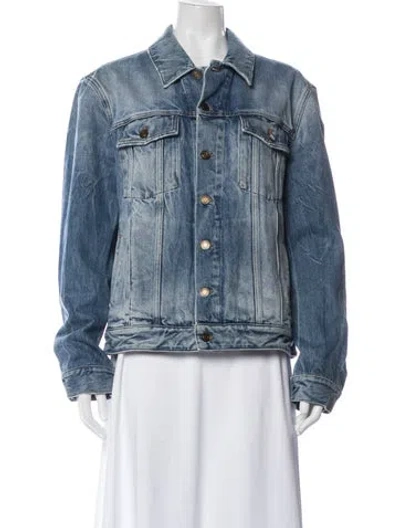 Pre-owned Saint Laurent 2019 Denim Jacket In Blue