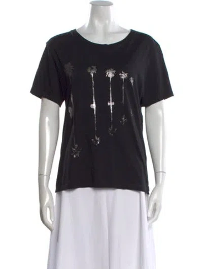 Pre-owned Saint Laurent 2019 Graphic Print T-shirt In Black