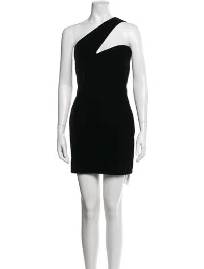 Pre-owned Saint Laurent 2019 Mini Dress In Black