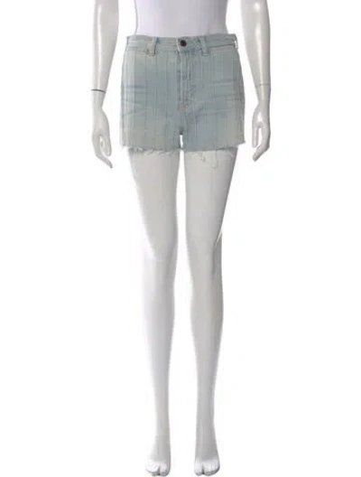 Pre-owned Saint Laurent 2019 Mini Shorts In Blue