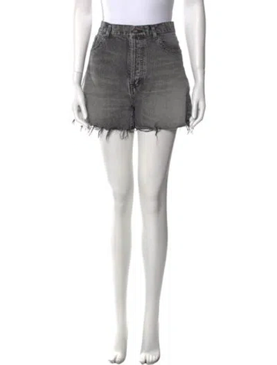 Pre-owned Saint Laurent 2019 Mini Shorts In Gray