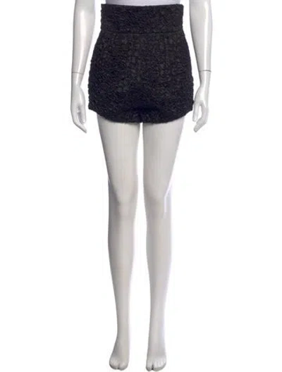 Pre-owned Saint Laurent 2019 Mini Shorts W/ Tags In Black