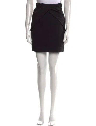 Pre-owned Saint Laurent 2019 Mini Skirt In Black